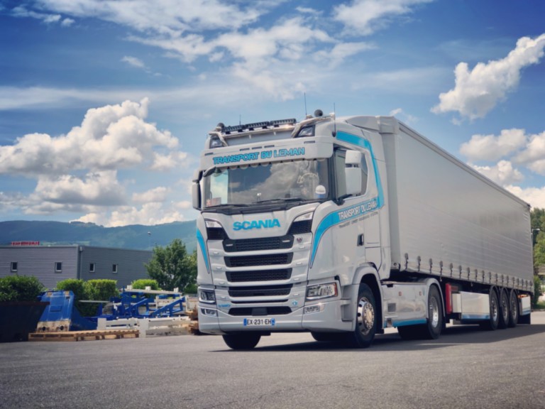 CONDUITE CAMION SEMI SCANIA 